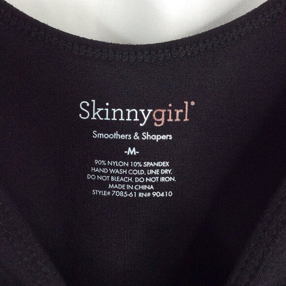 Skinny Girl Black SEAMLESS LAYERING Cami Smoothing Shapewear Tank Top Medium - Picture 6 of 6